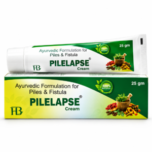 PILELAPSE Cream 25gm | Ayurvedic Piles & Fistula Support Cream | Herbal Anal & Skin Wellness Support | Direct Manufacturer