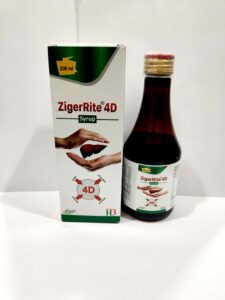 zigerrite 4d syrup 200ml – advanced liver support, enzyme & antacid digestive tonic