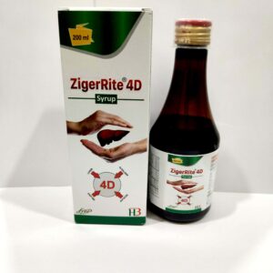 zigerrite 4d syrup 200ml – advanced liver support, enzyme & antacid digestive tonic