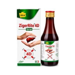 ZigerRite 4D Syrup 200ml – Advanced Liver Support, Enzyme & Antacid Digestive Tonic