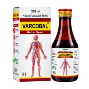 Varcobal Herbal Syrup 200 ML | Herbal Vascular & Blood Circulation Support Formula | Cardiovascular & Blood Vessel Wellness | Natural Herbal Tonic
