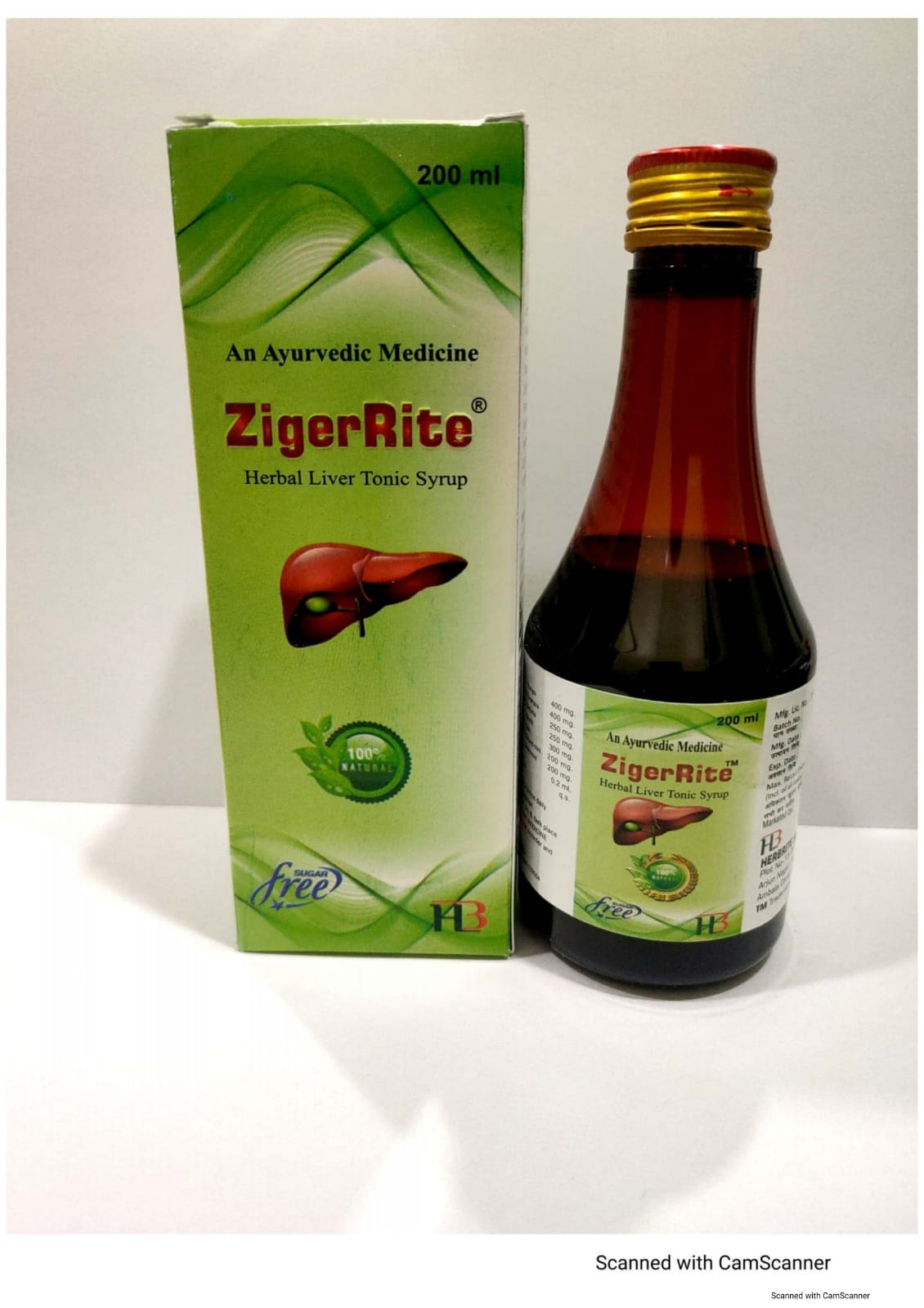 ZigerRite Syrup Ayurvedic liver care syrup for liver health, detoxification, digestion, and appetite support