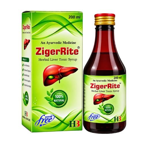 ZigerRite Syrup 200 ML | Ayurvedic Herbal Liver Care Syrup for Liver & Digestive Support | Appetite, Detox & Metabolic Wellness | Direct Manufacturer