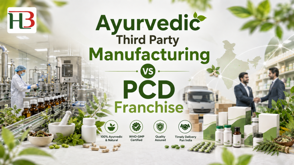yurvedic Third Party Manufacturing vs PCD Franchise